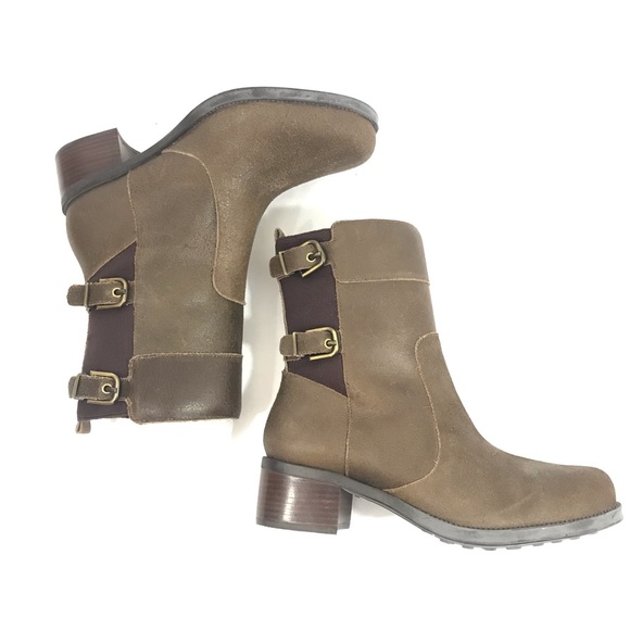 Andre Assous Leather Boots Booties NWB Sz 9 - Picture 5 of 8